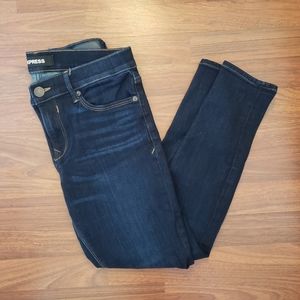 Express Mid-Rise Jean Legging (Size 8S)